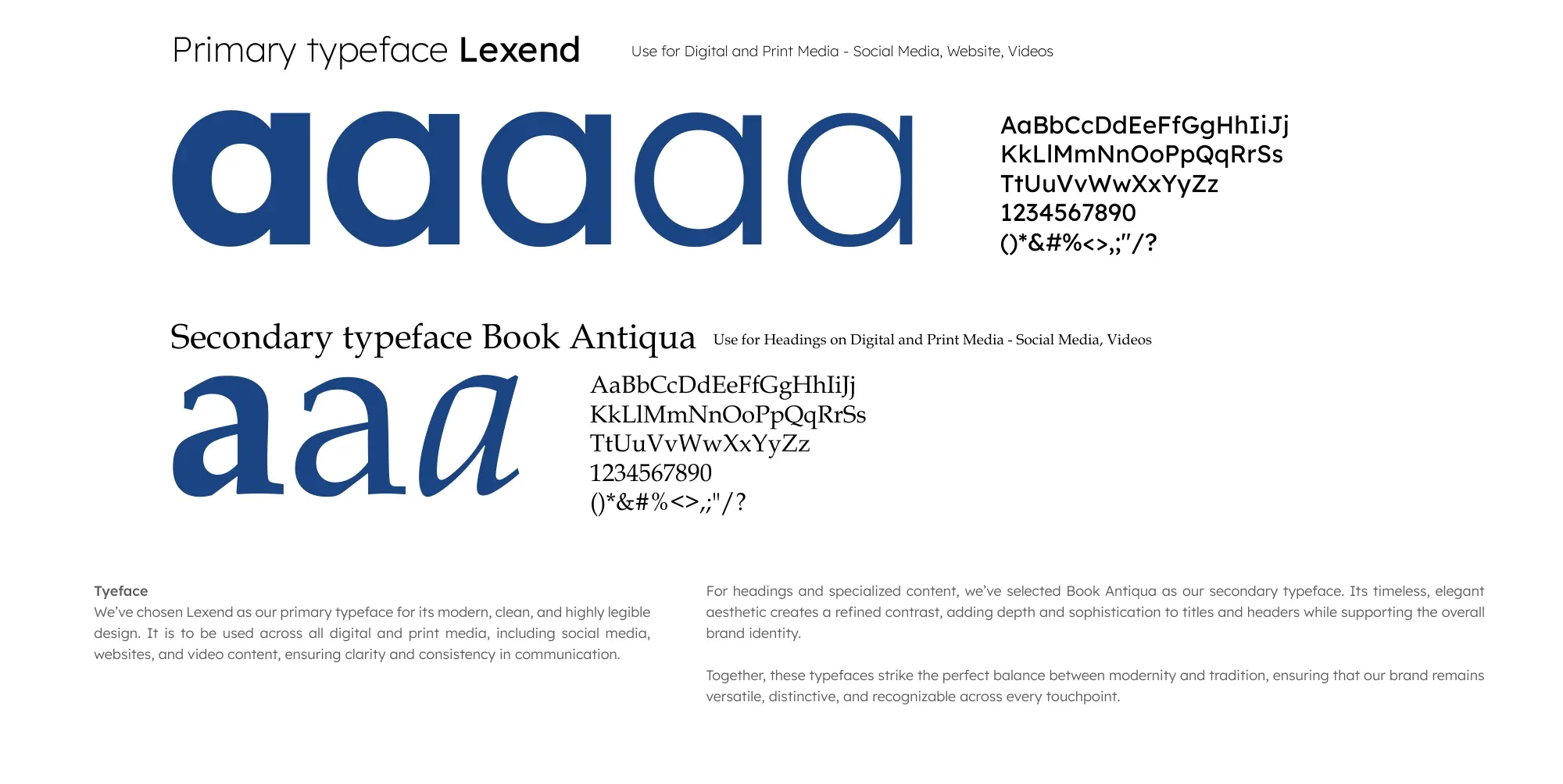Type specimen